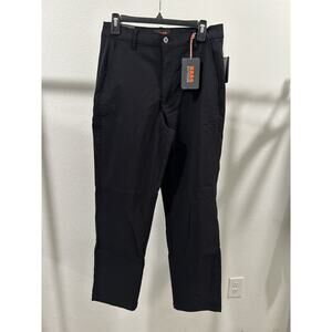 BASS Outdoor Women's Anywhere Pants Slim Straight Stretch Black Beauty Sz 10 New